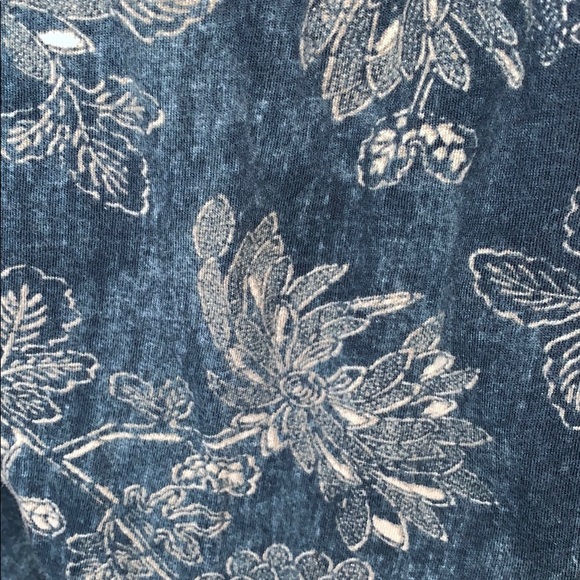 LRL Blue 1/4” sleeve Pheasant top shirt large - Picture 7 of 8